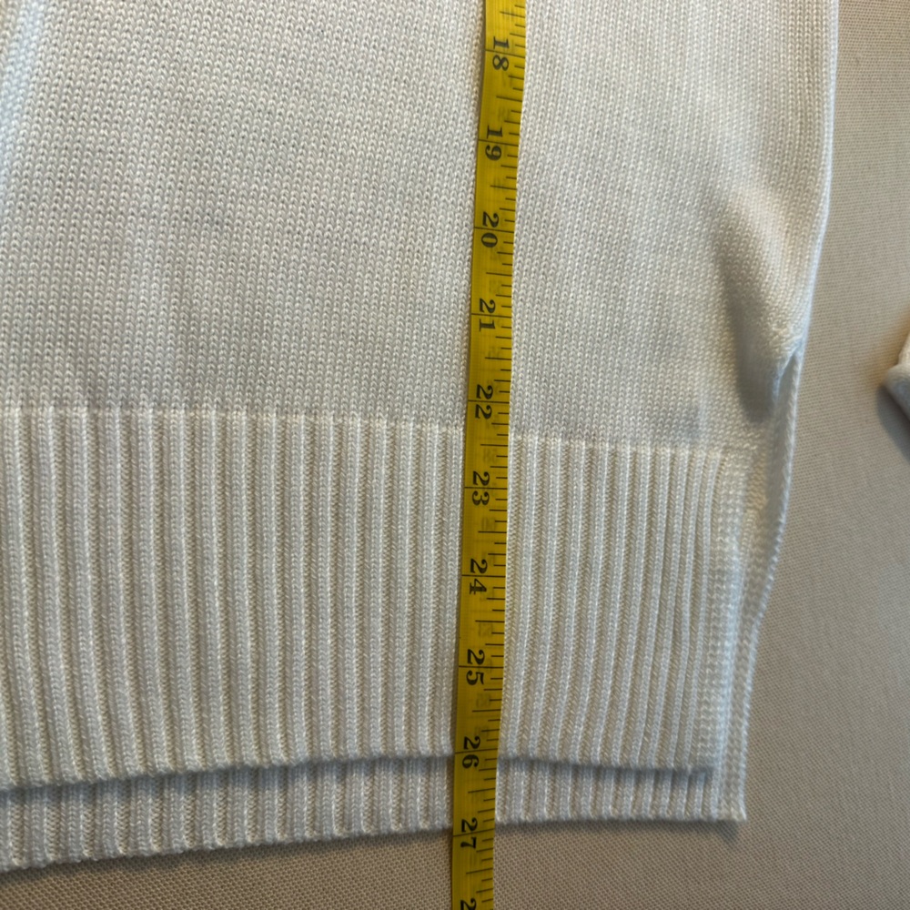 C&C California White Sweater with Navy Anchor - Picture 8 of 8